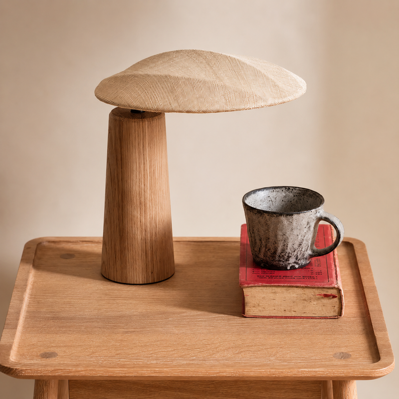 Solid Wood Wabi-Sabi Table Lamp