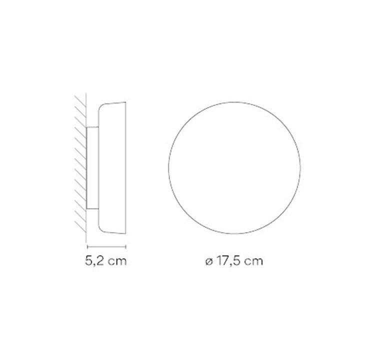 Minimalist Round LED Wall Lamp for Home Ambiance Lighting