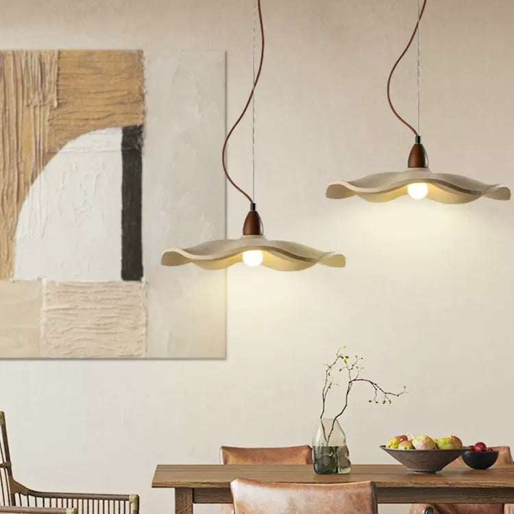 Wabi Sabi Pendant Lamp Cement Chandelier Bedside Lighting