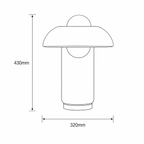 Nordic Glass Table Lamp - Modern Ambient