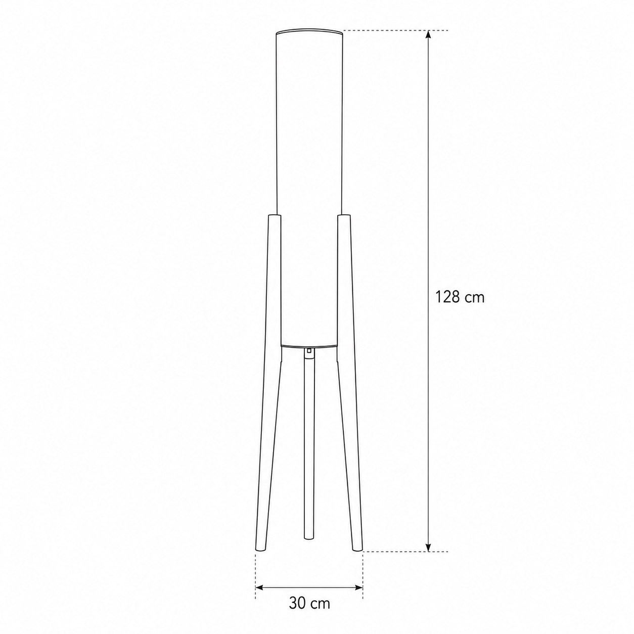 New Chinese Style Natural Wood Floor Lamp