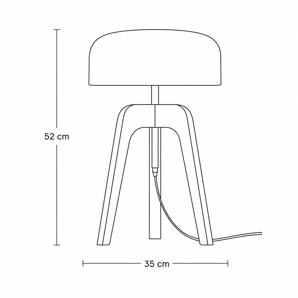 Wood Floor Lamp