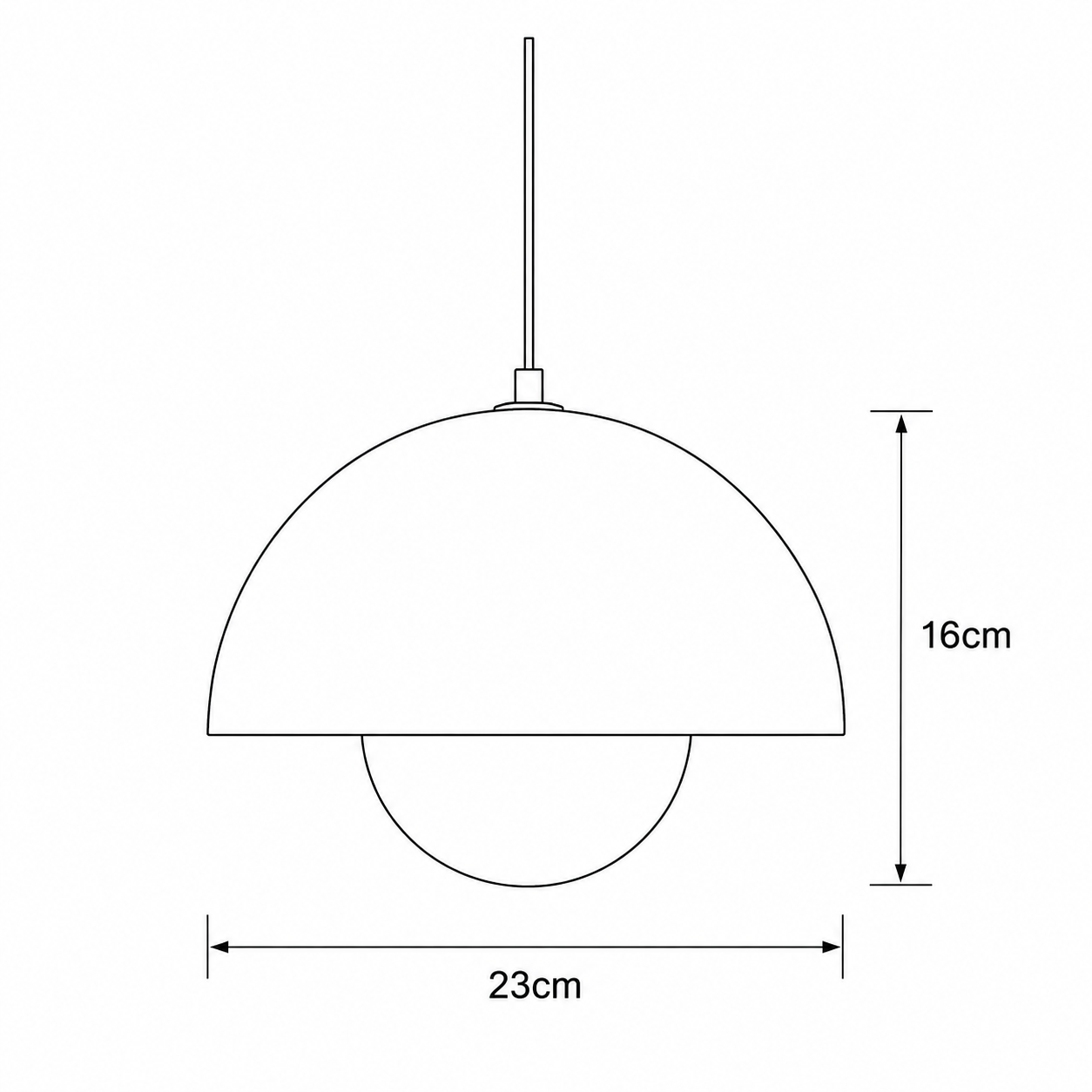 Nordic Flower Bud Pendant Light - Modern Scandinavian Ceiling Hanging Lamp