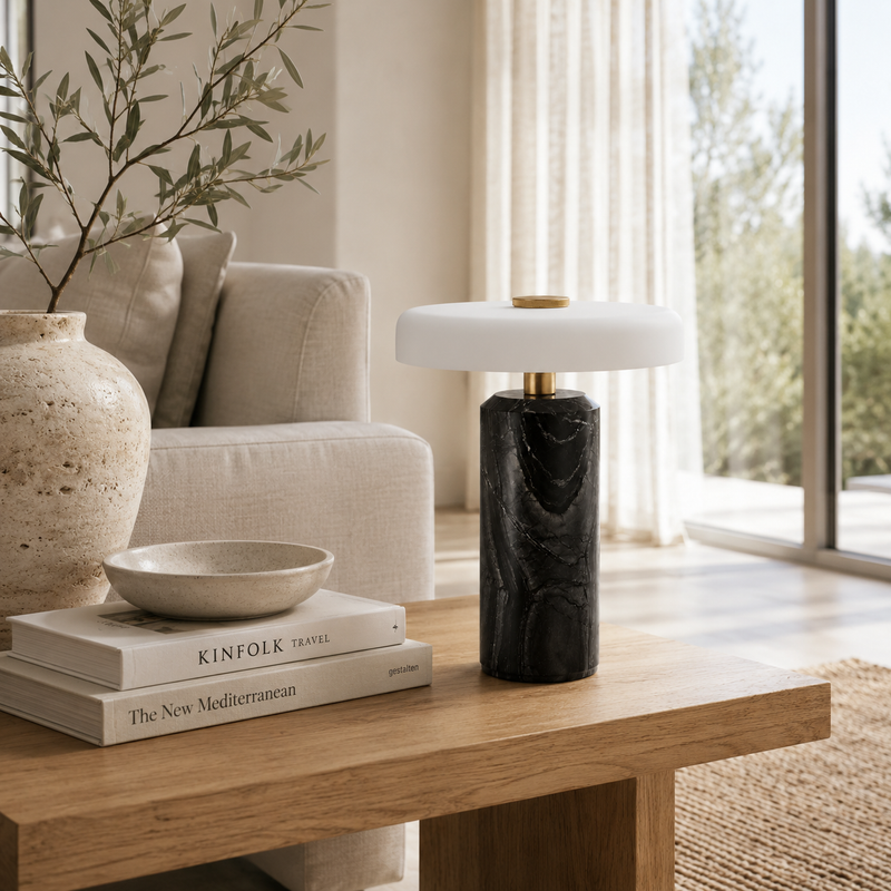 Cordless Marble Table Lamp