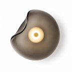 Glass Disc Wall Sconce — Post-Modern Art Deco Ambient Light