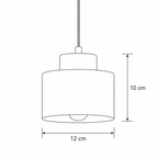 Natural Travertine Pendant Light — Wabi-Sabi Stone Ceiling Lamp