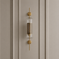 Nordic Glass Wall Sconce — Minimalist Bedroom & Living Room Light