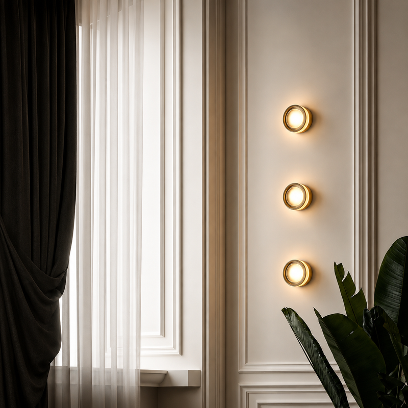 Round Acrylic Wall Lamp