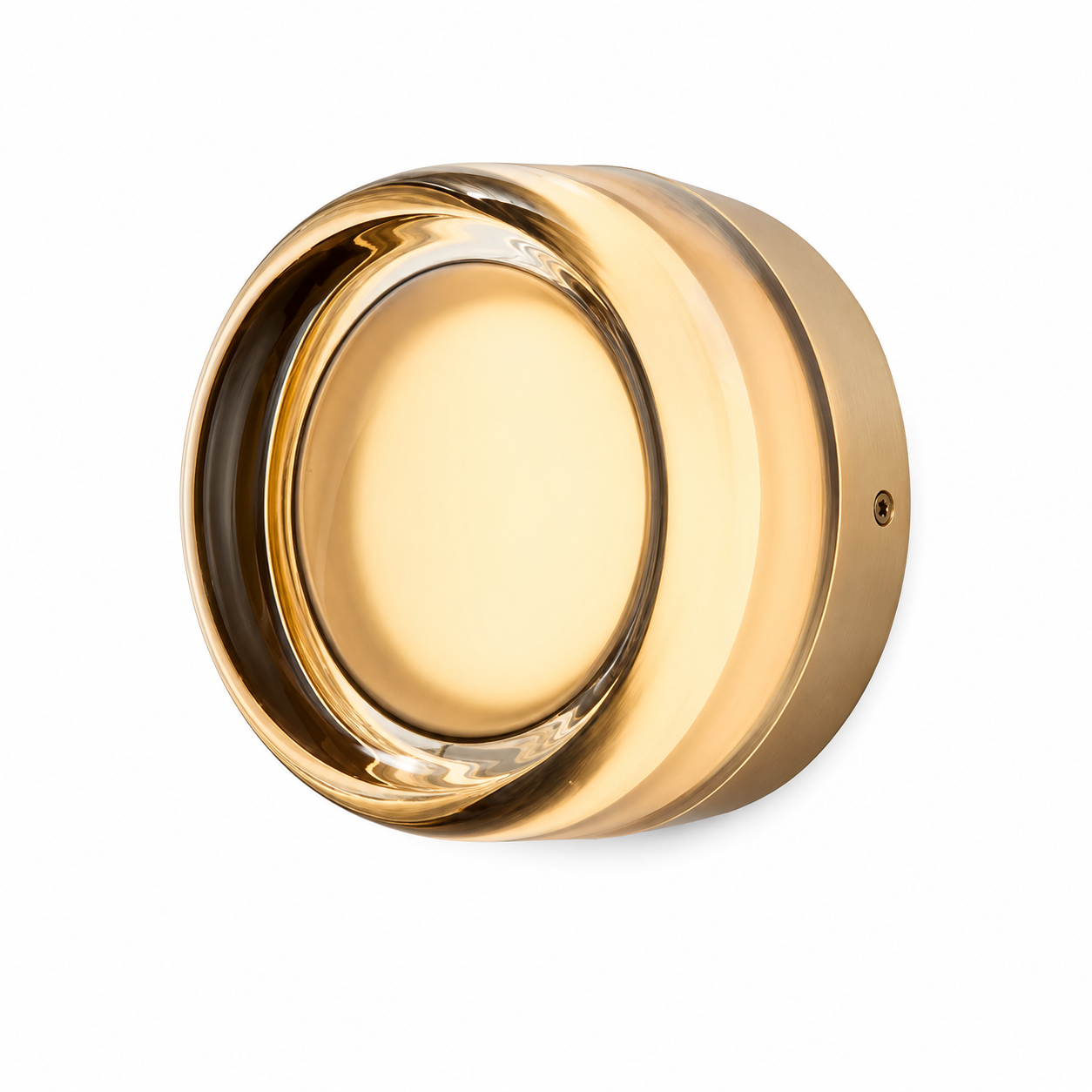 Round Acrylic Wall Sconce — Minimalist LED Ambient Light