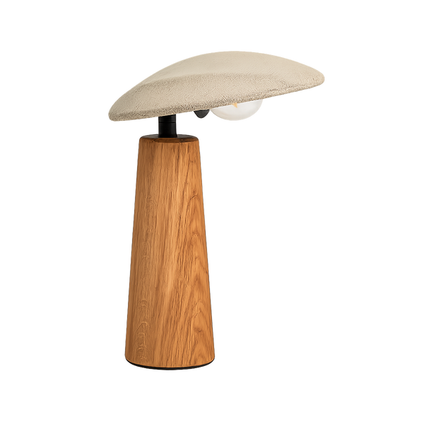 Solid Wood Wabi-Sabi Table Lamp