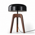 Solid Wood Floor Lamp — Nordic Standing Light for Living Room