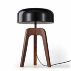 Solid Wood Floor Lamp — Nordic Standing Light for Living Room