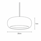 Travertine Stone Pendant Light — Wabi-Sabi Dining Room Chandelier