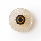 Walnut Wood & Glass Wall Sconce — French Vintage Bedside Light